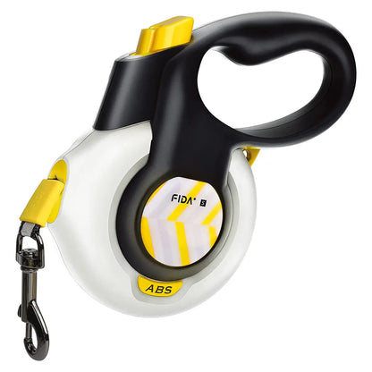 Fida Autobrake Retractable Dog Leash - 16 Ft Heavy Duty No Pull Design for Large & Medium Dogs, Tangle Free One-Hand Control with Soft Grip #PetLovers #SummerVibes